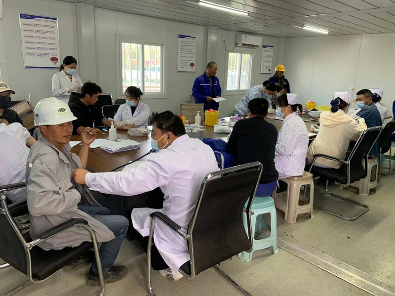 華北公司日照項目部開展“心系職工送健康、愛心體檢暖人心”活動