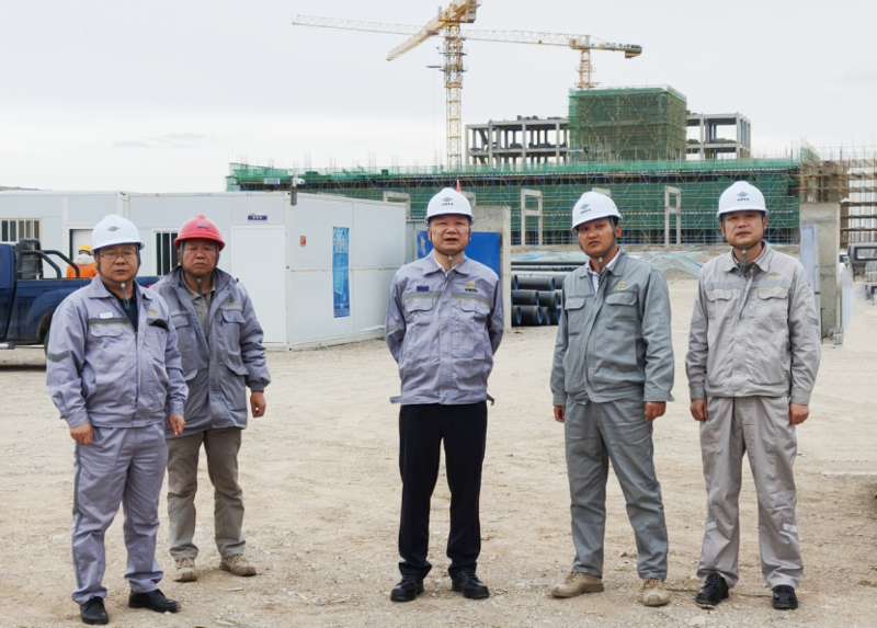 周鴻到華東公司甘肅巨化項(xiàng)目調(diào)研指導(dǎo)工作