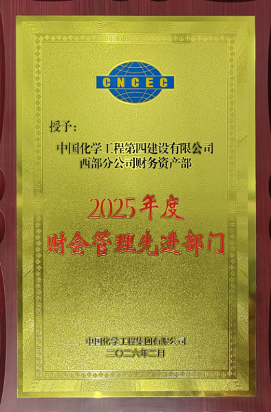 榜樣如燈 追光前行③ | 四化建西部公司財(cái)務(wù)資產(chǎn)部獲評(píng)集團(tuán)公司2025年度財(cái)會(huì)管理先進(jìn)部門